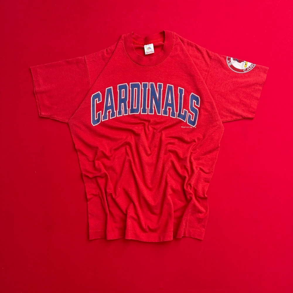 Vintage 1996 St Louis Cardinals Shirt Mens Large Red Single Stitch MLB Salem
